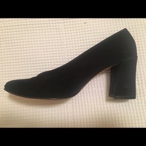 JG Hook Navy fabric Pumps